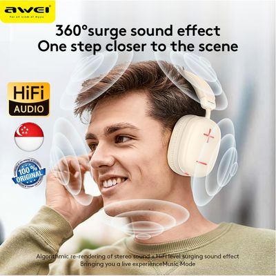 Awei AT6 Wireless Stereo Overhead Headphone_img_2