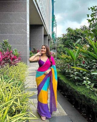 multi Rangdhanu saree_img_1