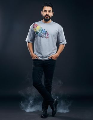 Gonji Graphic Drop Shoulder T-Shirt_img_0