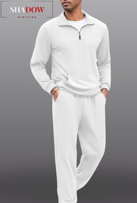 Polo Long Sleeve Zip T-Shirt with Trouser Set_img_5