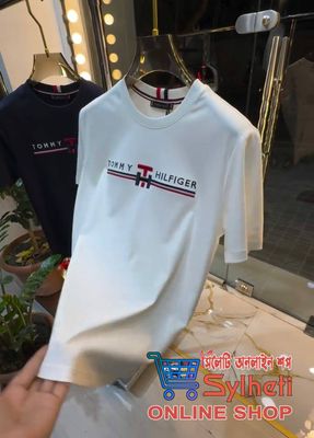 Tommy Premium Drop Shoulder T-Shirt Combo Stylish & Comfortable Fit – Made from Premium Cotton Fabric, Colour White+Black_img_3
