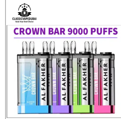 Al Fakher Crown Bar Crystal 9000 Puffs Disposable Vape_img_0