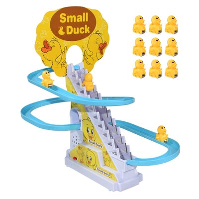 Fun Duck Stair Climbing Toy with 9 Duck LED Flashing Lights & Music_img_1