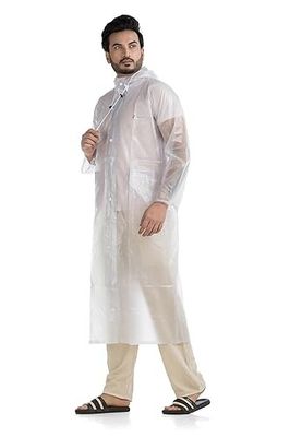 Premium Rubber Fabric 100% Water Proff Raincoat For Men & Woman_img_0