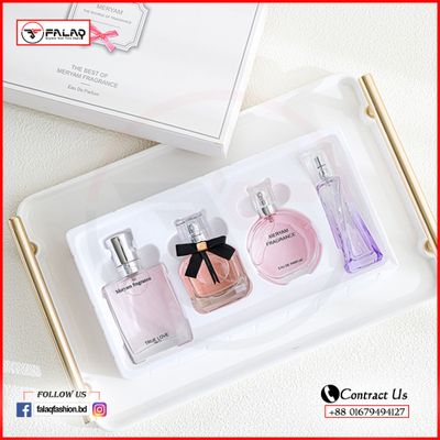 Perfume Set For Women (30ml X 1pcs & 3pcs X 25ml)= Total 105ml 1351_img_0