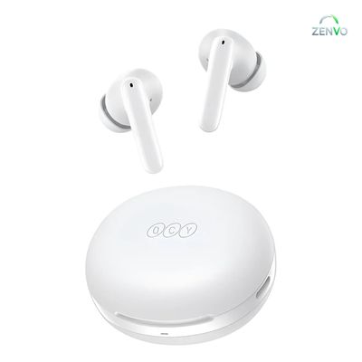 QCY T13 ANC 2 Truly Wireless Earbuds – White Color_img_0
