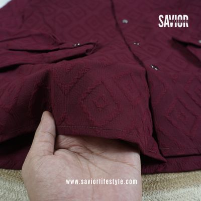 Deep Maroon - Super Soft Full Sleeve Shirt_img_3