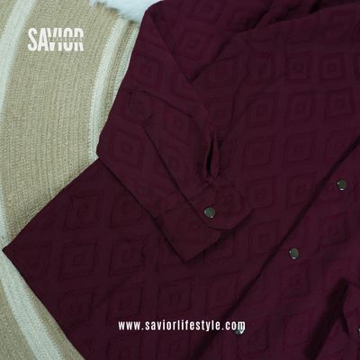 Deep Maroon - Super Soft Full Sleeve Shirt_img_4