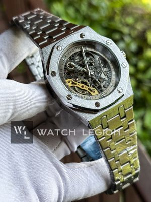 AP AUTO CHAIN SKELETON GREY DIAL_img_1