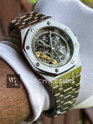 AP AUTO CHAIN SKELETON GREY DIAL_img_2