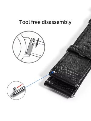 TOMI T-106 Face Gear Dual Strap Leather Belt Watch (Black-Rosegold)_img_5