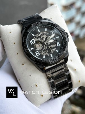 FOSSIL AUTO CHAIN NEW FULL BLACK_img_0