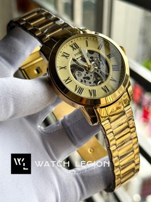 FOSSIL AUTO FULL GOLD CLIP LOCK