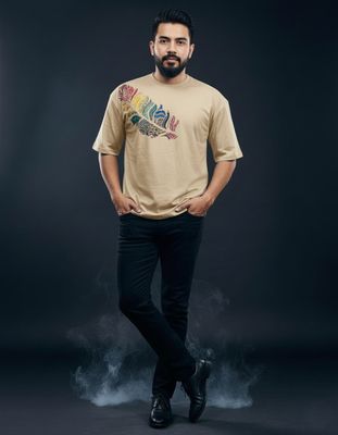 Gonji Graphic Drop Shoulder T-Shirt_img_3