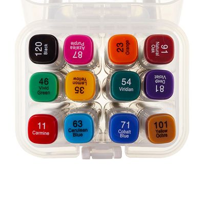 Baile Dual Touch Art Marker 12 Colors_img_1