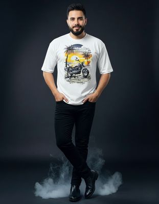 Gonji Graphic Drop Shoulder T-Shirt_img_1