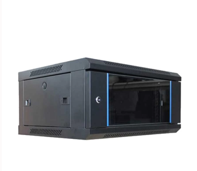 Toten W2 Series 6U 600x600 Wall mounted server cabinet and toughened glass front door #W2.6606.9001_img_1