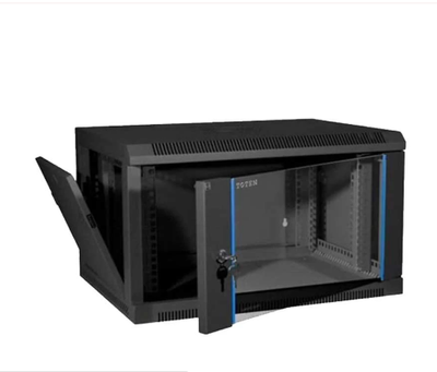 Toten W2 Series 6U 600x600 Wall mounted server cabinet and toughened glass front door #W2.6606.9001_img_2