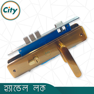 অনন্য রঙের উচ্চ সুরক্ষা স্ট্যান্ডার্ড সাইজের হ্যান্ডেল লক প্রধান দরজার লক Door Lock_img_2