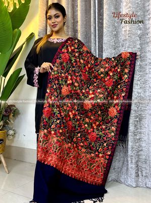 প্রিমিয়াম কোয়ালিটি অরজিনাল কাশ্মীরি শাল (LF-SAWAL-16)_img_0