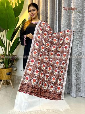 প্রিমিয়াম কোয়ালিটি অরজিনাল কাশ্মীরি শাল (LF-SAWAL-18)_img_0