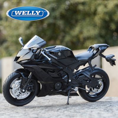 Welly 1:12 Yamaha YZF-R6 Motorcycle Model Diecast_img_0