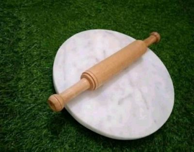Premium Marble Stone Roti/Paratha/Luchi Maker with Belan – Heavy Duty, Non-Stick Surface | Pathor Piri for Easy Dough Rolling_img_2