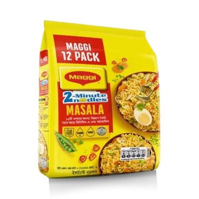 Maggi 2-minute Masala Instant Noodles 12 Pack(ম্যাগি ইনস্ট্যান্ট নুডলস 12প্যাক)_img_0