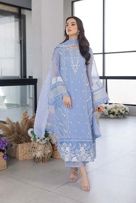 Azure Unready Organza Dress_img_0