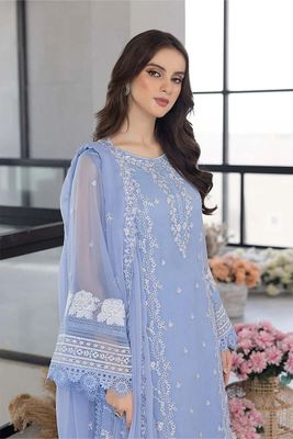 Azure Unready Organza Dress_img_3