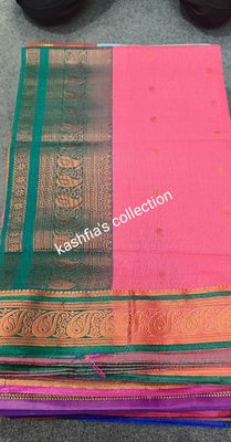 MISTY COLOR COTTON GADUWAL SAREE_img_1