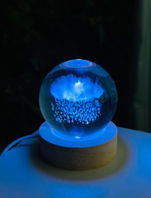 3D Crystal Ball – Rain Cloud (7 Color Base)_img_0
