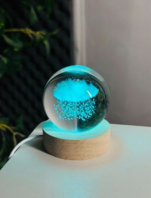 3D Crystal Ball – Rain Cloud (7 Color Base)_img_4