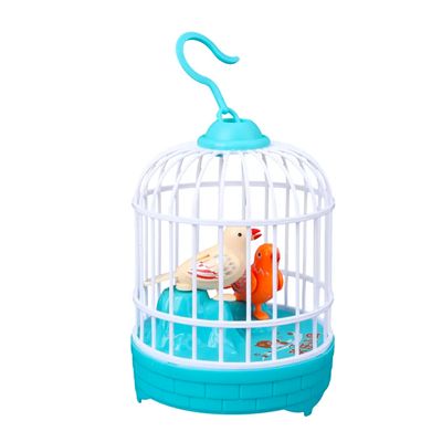 Rechargeable Voice Control Bird Cage Funny Toys_img_1