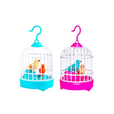 Rechargeable Voice Control Bird Cage Funny Toys_img_0