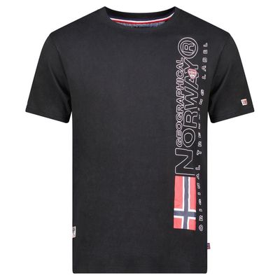 Men's T-Shirt Short Sleeve with Black Flag_img_0