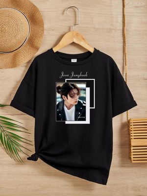 BTS T-shirt Jungkook Hairstyle in Frame_img_0