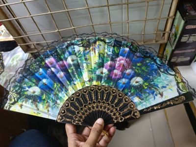 Florarl Foldable Hat Pakha China_img_2