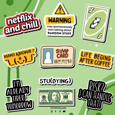 Sarcastic Sticker Set 04_img_0