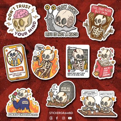 Skeletons Sticker Set_img_0