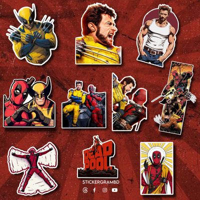 Deadpool Sticker Set 01_img_0