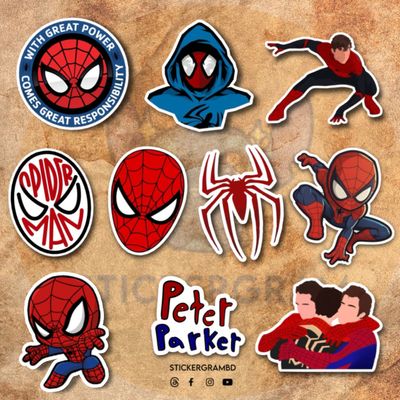 Spiderman Sticker Set 01_img_0
