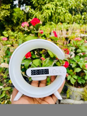 G63 Smart Light Sound Speaker Machine Fast Charging Alarm Clock 7-Color RGB Music Player Speaker_img_4