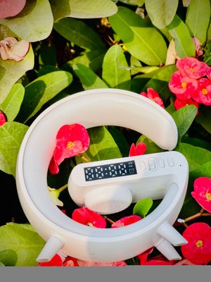 G63 Smart Light Sound Speaker Machine Fast Charging Alarm Clock 7-Color RGB Music Player Speaker_img_5