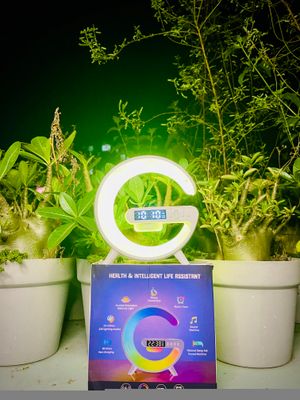 G63 Smart Light Sound Speaker Machine Fast Charging Alarm Clock 7-Color RGB Music Player Speaker_img_8