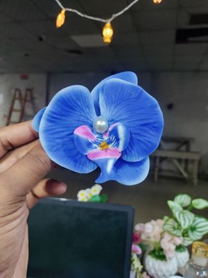 Orchid Butterfly Hair clip_img_1