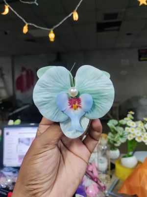 Orchid Butterfly Hair clip_img_3
