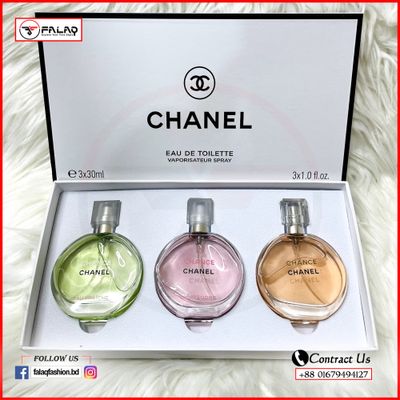 Chance Chanel Perfume "INSPIRED'' Gift Set 3 in 1 Bundle 30ml Each For Women_img_0