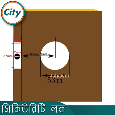 স্কোয়ার ডেডবোল্ট সিকিউরিটি লক ওয়ান সাইড কী ওয়ান সাইড নব দরজার লক অ্যান্টিক_img_5
