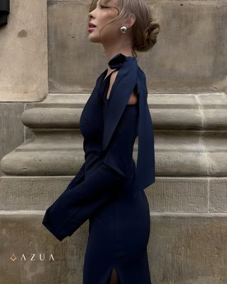 The NICOLA One Shoulder Crepe Dress_img_3